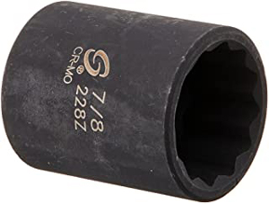 1/2\" Drive x 7/8\", Standard, 12 Point Impact Socket
