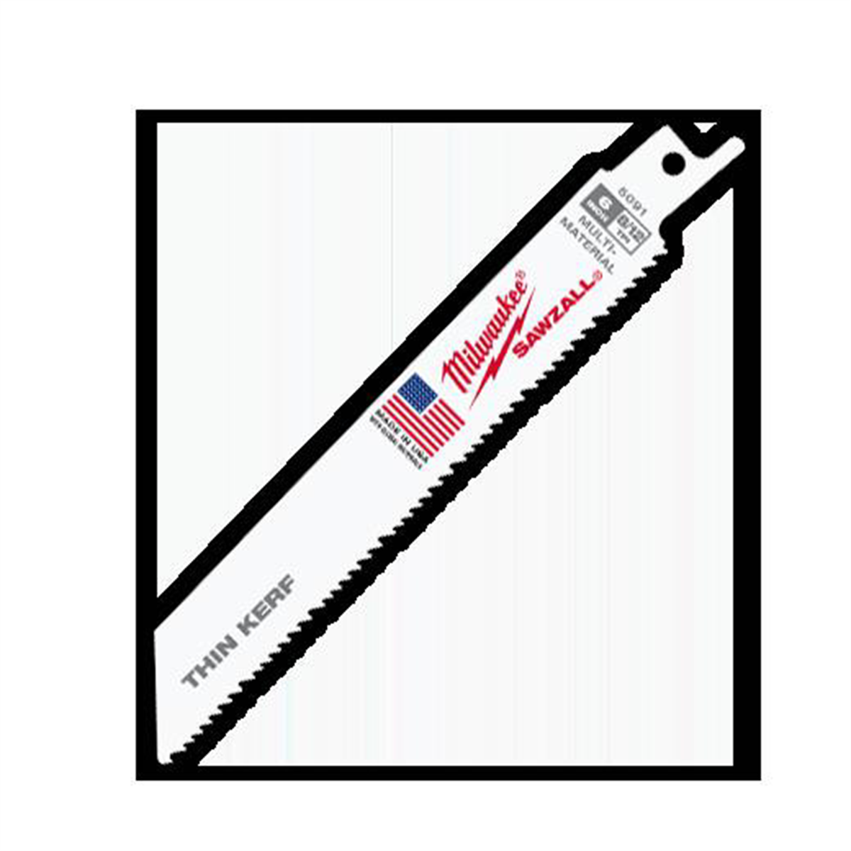 6" 8/12 TPI Sawzall(R) Blades (5 Pk)