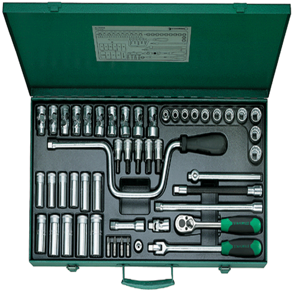 45a/33/13 - Socket set 3/8"