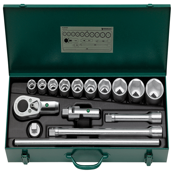 55a/10/5 - Socket set 3/4"