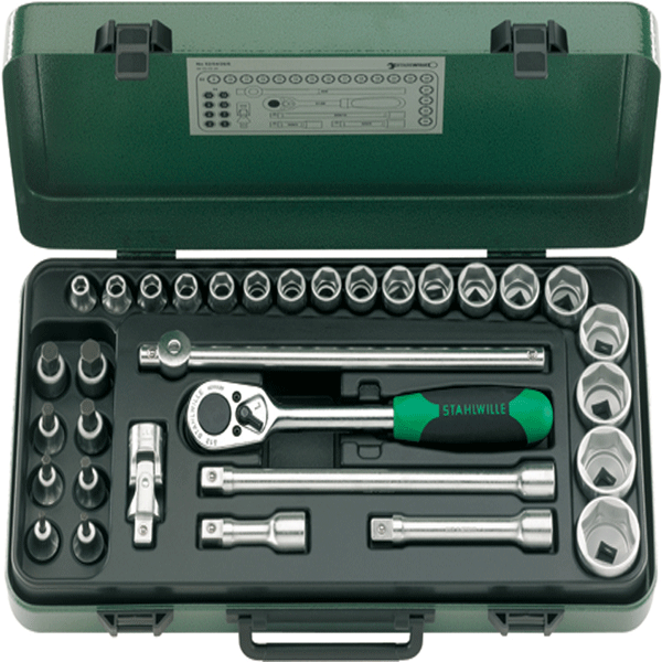 52/54/26/6 - Socket Set 1/2" Drive