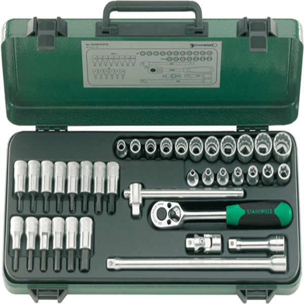 45/49/32/5TX - Socket Set 3/8" Drive