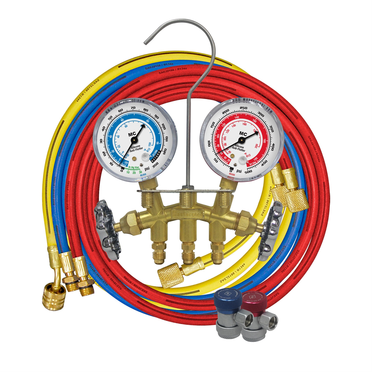 R134a Brass 2-Way Manifold