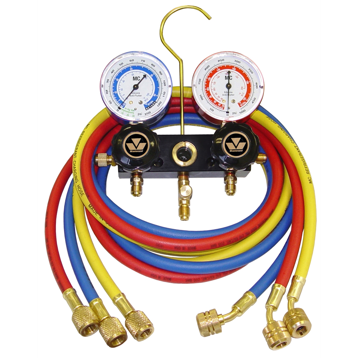 Mastercool 95772 R12 R22 R502 2-Way Manifold Gauge Set