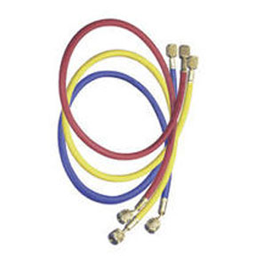 Set of 3 High Pressure Hoses with Standard Fittings (1/4" SAE)