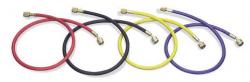 72" High Pressure Yellow Hose with Automatic Shut Off Valve Fitt