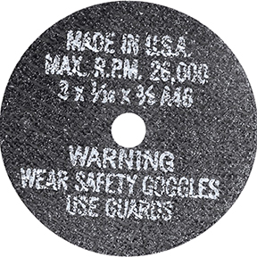 3" X 1/16" x 3/8" Cut-Off Wheels (100 Count)