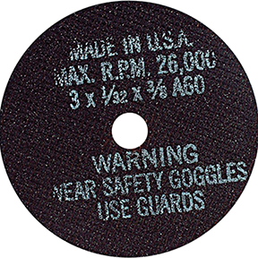 3" x 1/32" X 3/8" Cut-Off Wheels (5 Count)