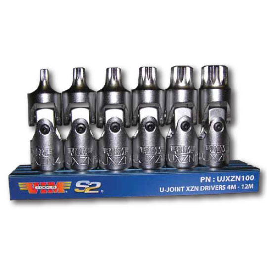 Stubby XZN Triple Square Drivers Set 4mm12mm 6Pc VIM Tools (Durston