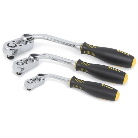 1/4, 3/8 & 1/2 In Dr Indexing Ratchet Set 3-Pc