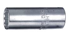 40DL-6 1/4" Drive Deep 12Pt Socket