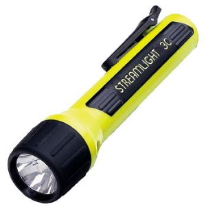 3C Propolymer Luxeon Battery Powered Flashlight (Yellow