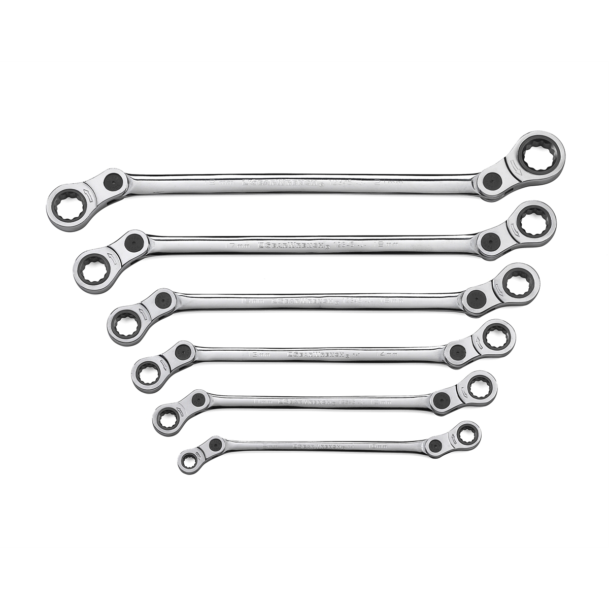 Indexing Double Box Ratcheting Wrench Set 6-Pc
