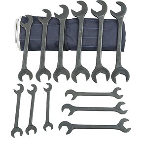 Industrial Black Hyrdraulic Wrench Set with Angle Openings