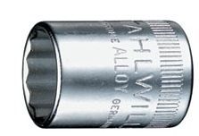 40D-6 1/4" Drive 12Pt Socket 6mm