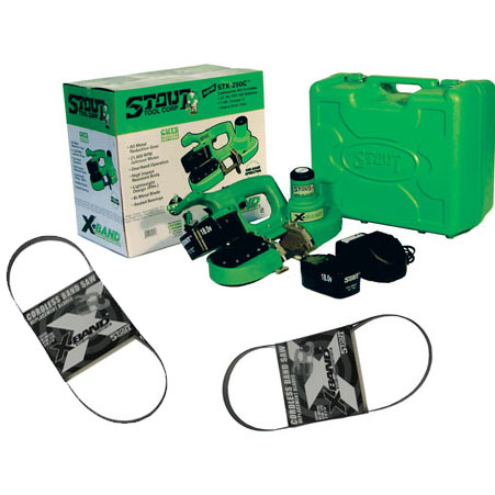 X-Band Cordless Band Saw Kit, Pro,Heavy-duty Nylon Bag w/ 6 Blad