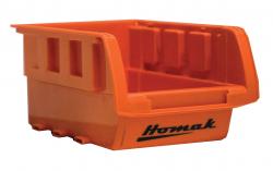 Single Small Plastic Bin Orange