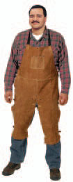 Weld-Rite Leather Split Leg Bib Apron