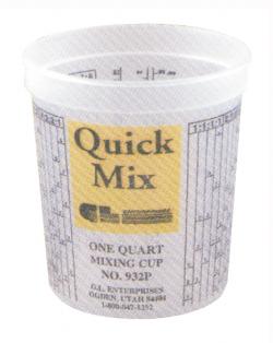 E Z Mix 70008 - 1/2 Pint Plastic Mixing Cups Box of 100