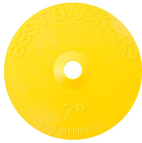Best Backers Plastic Backing Pad 7"