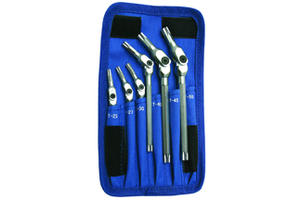 Star-Pro Pivot Head Torx Wrench Set, 6 Pc