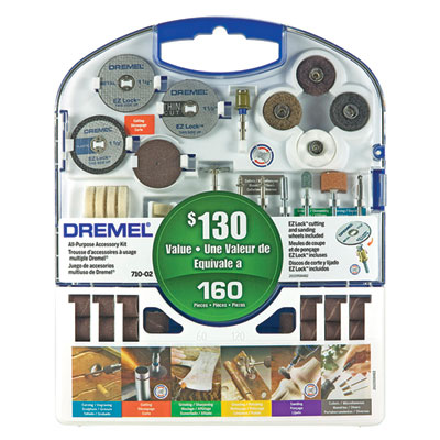 160 Piece All-Purpose Accessory Kit - 2/Case