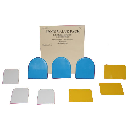 Spots Value Pack Assorted Spreaders 9-Pc