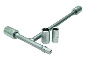 Tri-Drive Mini T-Handle Kit, 1/4 in w/8,10,12,13mm Sockets