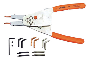 Quick Switch Retaining Ring Pliers with Auto Ratchet Lock