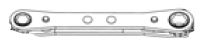19mm X 21mm 12pt Flat Ratchet Box Wrench