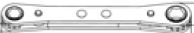 16mm X 18mm 12pt Flat Ratchet Box Wrench