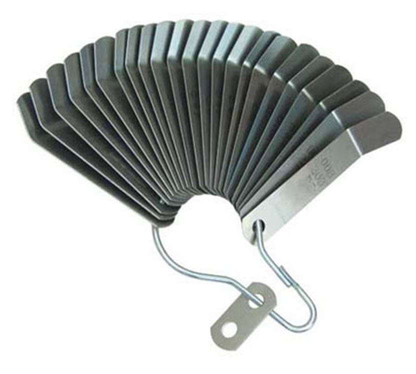 3 blade, with 5/8 long 45Â° Offset Feeler Gauge Kastar 3074