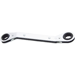 3/8" X 7/16" 12pt Offset Ratcheting Box Wrench