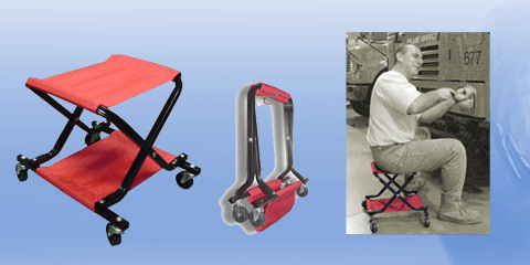 c. Folding Creeper Seat