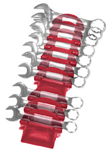 10" Long Blue Magnetic Wrench Rack