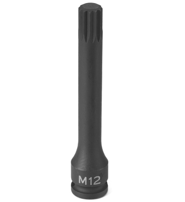 3/8 Inch Drive Triple Square Impact Driver 4 Inch L M8