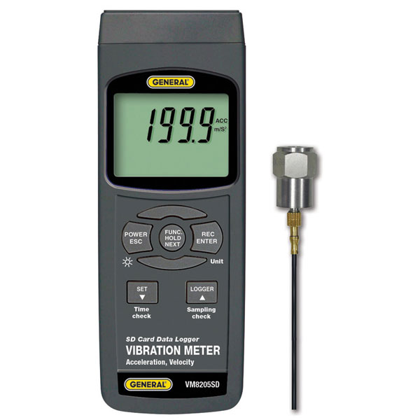 Data Logging Vibration Meter with SD Card