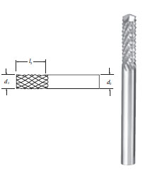 Carbide Fiberglass Router (FGR 6-1) Drill End 1/4"