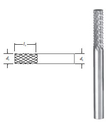 Carbide Fiberglass Router (FGR-6) No End Cut 1/4"