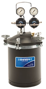 2.5 Gallon Pressure Pot with Dual Regulators