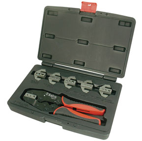 Professional Quick Change Ratcheting Crimping Tool Set 7-Pc