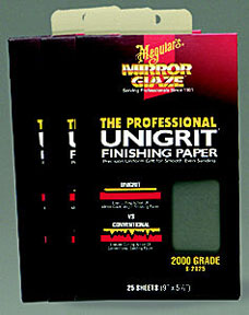 Unigrit(R) Finishing Papers 5 1/2" x 9" 1000GR (25/slv)