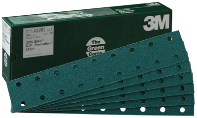 Green Corps Stikit File Sheet Dust Free 100/Box