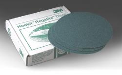 Green Corps Hookit Regalite Disc, 8 Inch, 40E Grade 25/Box