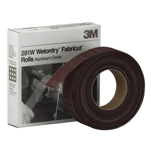 Wetordry Cloth Roll 281W, 1-1/2 in x 25 yd 120 1 Roll