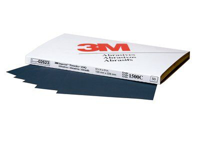 Imperial Wetordry Sheet, 1500 Grade 50/Sleeve