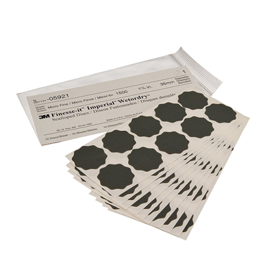 Finesse-it Imperial Wetordry Scallop Disc, 1500 Grade 10/Slee