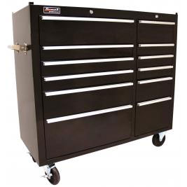 c. 41 Inch Professional Series 12 Drawer Rolling Cabinet Bl
