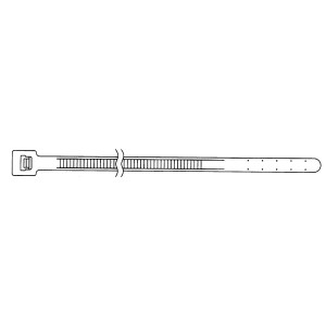 Intermediate Cable Tie Natural, 6 Inches 100/Bag