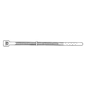Miniature Cable Tie Natural, 4 Inches